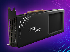 Intel heeft nu twee Arc Pro discrete GPU's gelanceerd, Arc B580 afgebeeld.