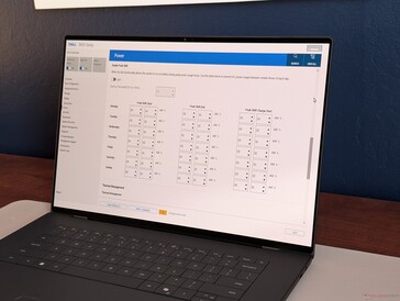 XPS 16 Peak Shift instellingen