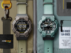 Casio's G-Shock GA-010CE-2A en GD-010CE-5 horloges (foto) worden in Europa gelanceerd. (Afbeeldingsbron: Casio)