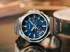 De Casio GST-B1000 (foto) met een blauwe wijzerplaat. (Afbeeldingsbron: Casioblog)