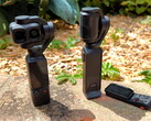 DJI Osmo Pocket 4P naast de Insta360 Luna Ultra