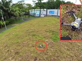 Bij toeval ontdekt in een park door een mountainbiker: de DJI Mini 5 Pro, die naar verwachting al in augustus gelanceerd zal worden. (Afb. bron: Mauro Tandoi, bewerkt)