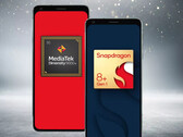 De Dimensity 9000+ en Snapdragon 8 Plus Gen 1 lijken met elkaar overeen te komen in Geekbench. (Afbeelding bron: Qualcomm - bewerkt)
