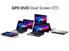 Het lijkt erop dat de GPD Duo veel hardware heeft in een relatief kleine vormfactor. (Afbeeldingsbron: GPD)
