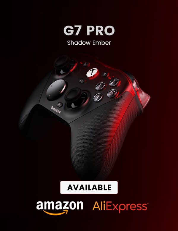 De Shadow Ember kleur van de GameSir G7 Pro is te koop op Amazon en AliExpress. (Afbeeldingsbron: GameSir)