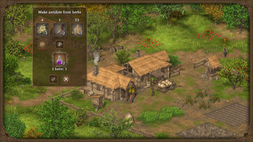 Afgebeeld: Een gameplay screenshot van Hero of the Kingdom: The Lost Tales 1.