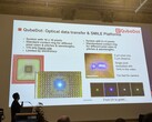 Qubedot doet verslag van experimentele gegevensoverdracht via MicroLED. (Afbeeldingsbron: Andreas Sebayang/Notebookcheck.com)