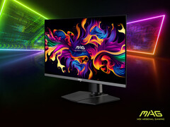 De MSI MAG 272QP X50 heeft ook een verstelbare standaard die tot 100 mm in hoogte gedraaid, gedraaid, gekanteld of verhoogd kan worden. (Afbeeldingsbron: MSI)