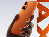 De Turbo 5 Max zal worden aangeboden in een iPhone 17 Pro-achtige oranje kleurstelling. Afgebeeld: een promofoto van de achterkant van het Sunshine Orange-model. (Afbeeldingsbron: Redmi)