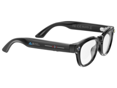 De Rogbid Smart Glasses (afbeelding) hebben een speciale LED-flitser voor snelle snapshots en korte video-opnames. (Afbeeldingsbron: Rogbid)