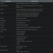 M16 specs (Afbeelding Bron: MSI)