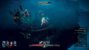 Een afbeelding van een gevecht in Shadows: Awakening.
