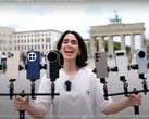 Vivo X200 Ultra gekroond tot koning van de zoomfotografie. Een persoon met de testtelefoons op de foto. (Afbeeldingsbron: Versus; bijgesneden)