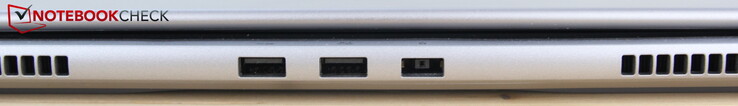 Achterkant: 2x USB-A 3.2 Gen 2 (1x Always On), voeding