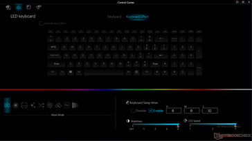 RGB-toetsenbordverlichtingseffecten per toets