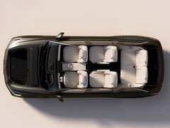 De L90 verwijst naar de configuratie met zes zitplaatsen van het 3-rijige Model Y L (Afbeelding bron: NIO)