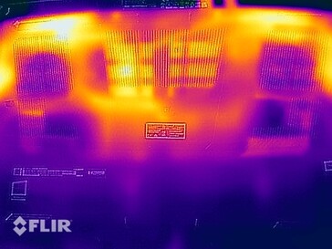 Oppervlaktetemperaturen - stresstest (onder)