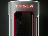Gelekte Magic Dock Supercharger met CCS-adapter (afbeelding: Tesla)