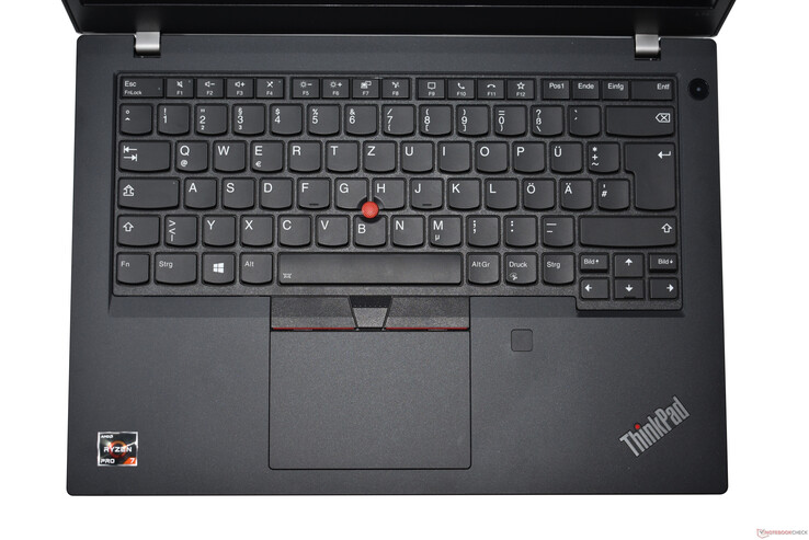 Toetsenbordgebied in de Lenovo ThinkPad L14 Gen 2