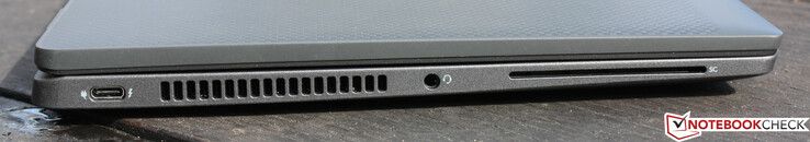Links: USB Type-C met Thunderbolt 4, audio-combo, SmartCard