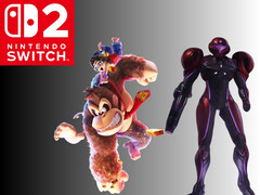 Donkey Kong en Pauline naast Samus uit Metroid Prime 4: Beyond (bron: Nintendo of America met bewerkingen)