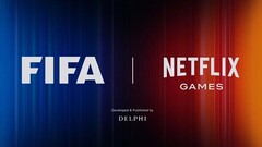 Het officiële FIFA-wereldkampioenschap voetbal 2026 en Netflix-logo. (Afbeeldingsbron: Netflix)