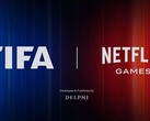 Het officiële FIFA-wereldkampioenschap voetbal 2026 en Netflix-logo. (Afbeeldingsbron: Netflix)