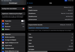 iPadOS 18 op de Apple iPad Air 2025
