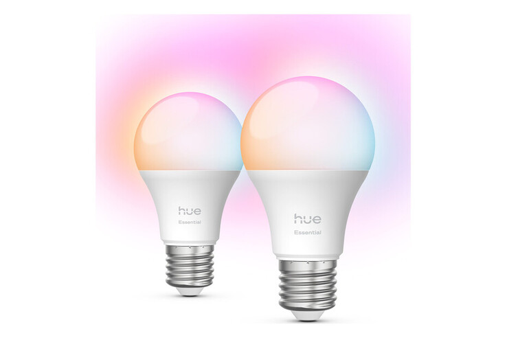 De verpakking van de Philips Hue Essential A60/E27-lampen. (Afbeeldingsbron: Jumbo)