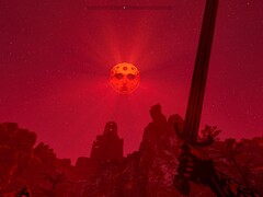 Screenshot van de gameplay van „The Lantern of the Laughless Saint“.