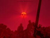 Screenshot van de gameplay van „The Lantern of the Laughless Saint“.