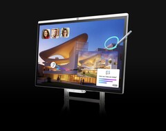De BenQ CP05 ziet eruit als een typisch collaboratief beeldscherm dat bedoeld is voor gebruik op kantoor, met aanraakbediening en beschikbaar in de formaten 55 inch en 75 inch 