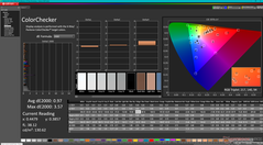 ColorChecker vóór kalibratie