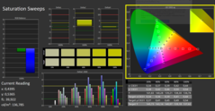 CalMan ColorChecker Saturation Sweeps (gekalibreerd)