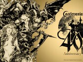 Een banner ter aankondiging van het 40-jarig jubileum van Castlevania