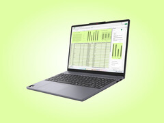 De IdeaPad Slim 3 15Q7X11 in een van de twee kleuren waarin het model op de markt is gebracht.