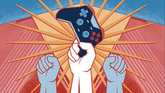 Een afbeelding voor de ‘Save our Devs’-bijeenkomst