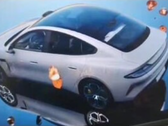 Een uitgelekte afbeelding van Xiaomi Car. (Bron: Car News China)