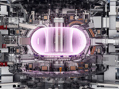 Het zijn nog maar schema&#039;s, maar de constructie wordt steeds realistischer - een persoon in het oranje. (Afbeelding: US ITER)