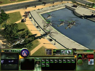 Afbeelding: Een screenshot van de gameplay van Act of War.