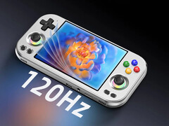 De Anbernic RG477M wordt geleverd met een 120 Hz beeldscherm. (Afbeeldingsbron: Anbernic)