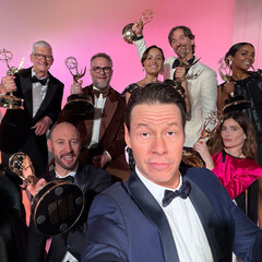 Cast van The Studio viert Emmy-overwinning (Beeldbron: Apple.com)