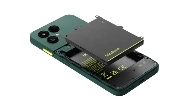 De Fairphone 6 Plus heeft 12 onderdelen die door de gebruiker kunnen worden vervangen, waaronder een uitneembare batterij.