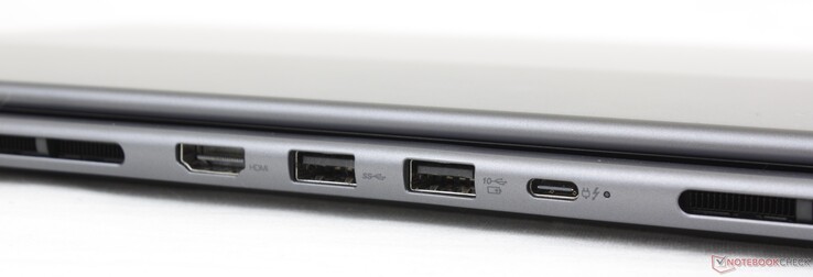 Achterkant: HDMI, 2x USB-A 3.2 Gen. 1, Thunderbolt 4 w DisplayPort + Power Delivery