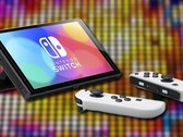 De Nintendo Switch 2 zal waarschijnlijk ooit in een OLED-variant worden geleverd. (Afbeeldingsbron: Nintendo/Samsung Display - bewerkt)