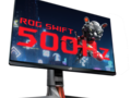 De Asus ROG Swift biedt een verversingssnelheid van maar liefst 500 Hz met een E-TN 1080p paneel. (Afbeelding Bron: Asus)
