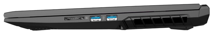 Rechterkant: Geheugenkaartlezer (SD), 2x USB 3.2 Gen 1 (Type-A)