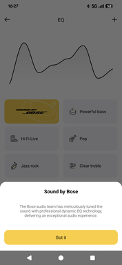 EQ presets: Het enige deel waar Bose bij betrokken was?
