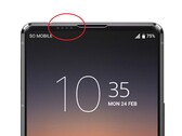 Zo zou de frontcamera met microgaatjes van de Sony Xperia 1 V eruit kunnen zien (Afbeelding: Sumahodigest)