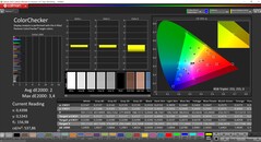 CalMAN ColorChecker gekalibreerd (doelkleurruimte P3)